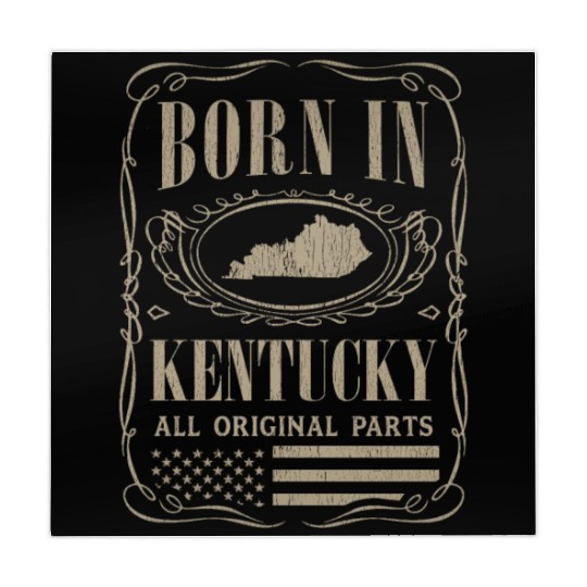 Vintage America US States Born Kentucky Mahjong Mats