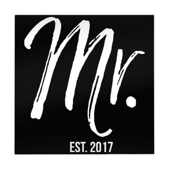 Wedding Anniversary For Men Husband Mr Est 2017 Mahjong Mats