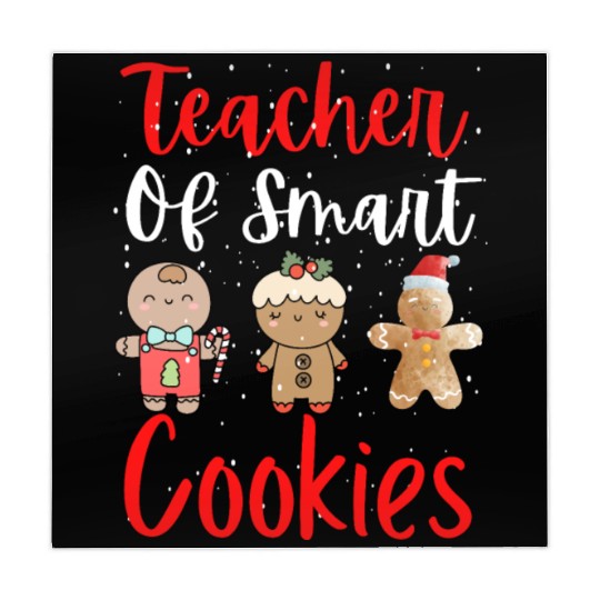 Christmas Teacher Cute Gingerbread Cookies Funny Mahjong Mats