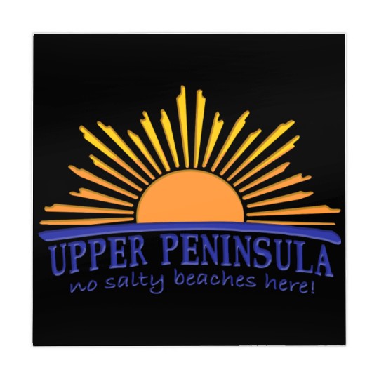 No Salty Beaches Here Upper Peninsula Up Michigan Mahjong Mats