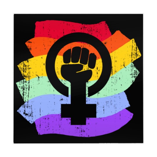 LGBT LGBTQ Rainbow Flag Women Mahjong Mats