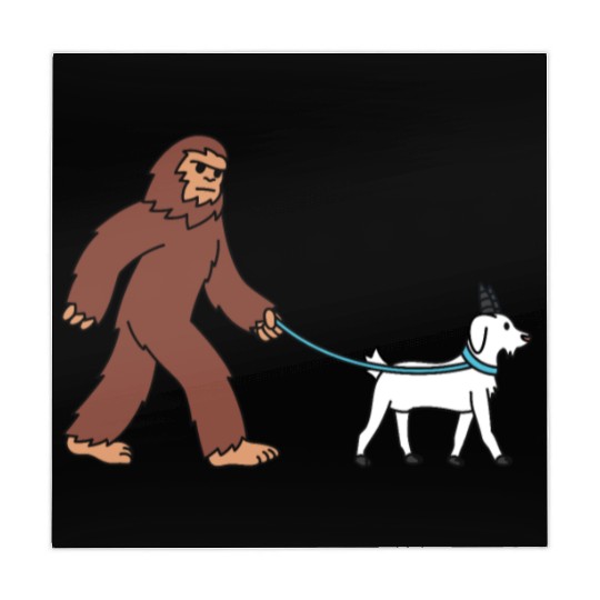 Bigfoot Sasquatch Walking Goat Mahjong Mats