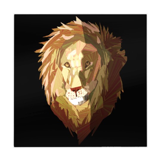 Lion: King of the Jungle graphic Art Mahjong Mats