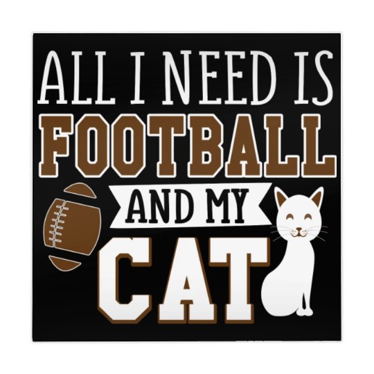 Sunday Football All I Need Is Football And My Cat Mahjong Mats