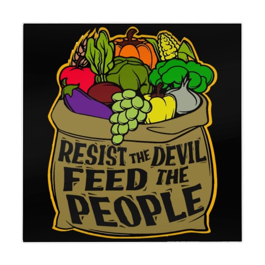 Resist the Devil Feed the People Mahjong Mats