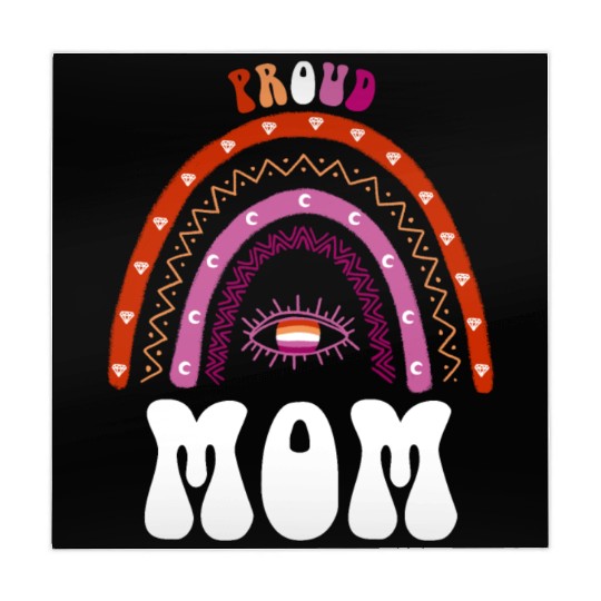 Lesbian Rainbow Proud Mom Lesbian Mahjong Mats
