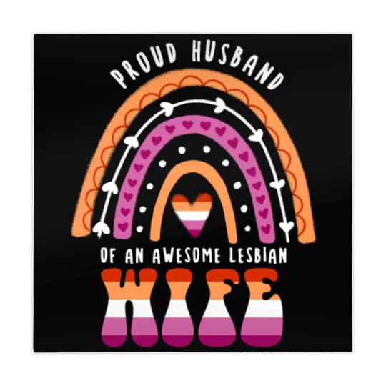 Proud Husband Awesome Lesbian Wife Mahjong Mats