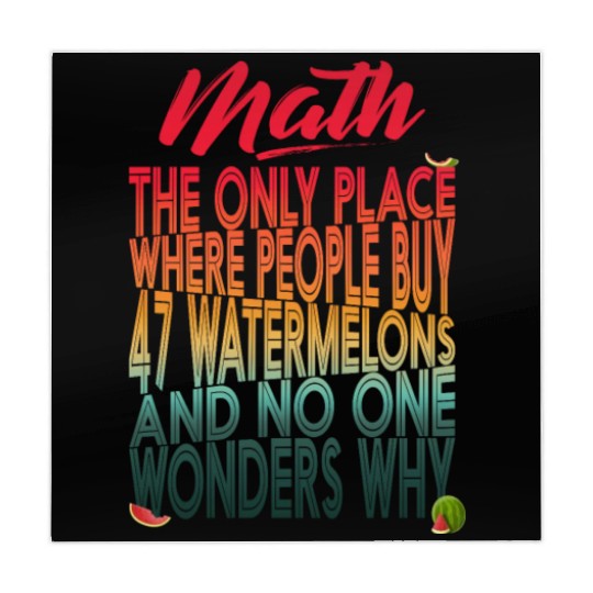 The Only Place Where People Buy Watermelons Funny Mahjong Mats