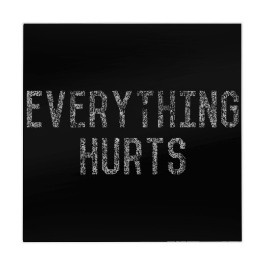 Workout Everything Hurts Vintage Gym Mahjong Mats