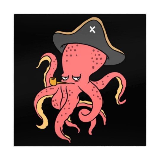 Pirate Octopus For Octopus Lover Mahjong Mats