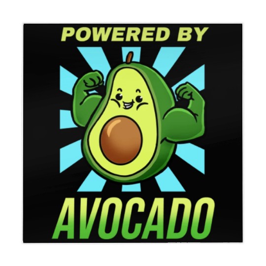 Powered By Avocado For Avocado Lover Mahjong Mats