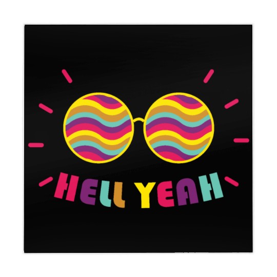 Pride Month - Hell Yeah - Rainbow Glasses Mahjong Mats