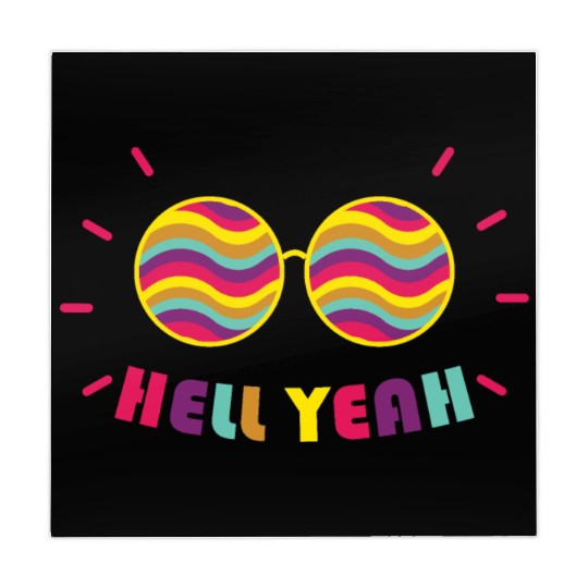 Pride Month - Hell Yeah - Rainbow Glasses Mahjong Mats