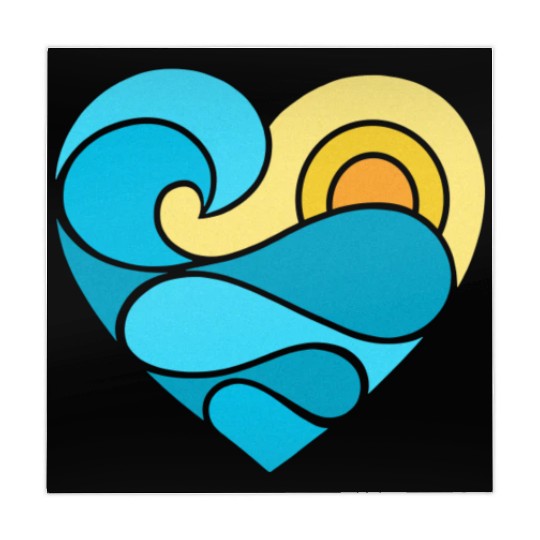 Summer Heart Ocean Mahjong Mats