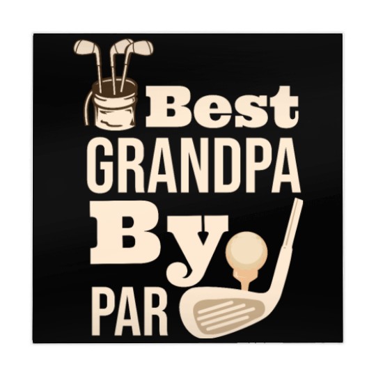 Best Grandpa By Par Father s Day Golf Grandad Golf Mahjong Mats