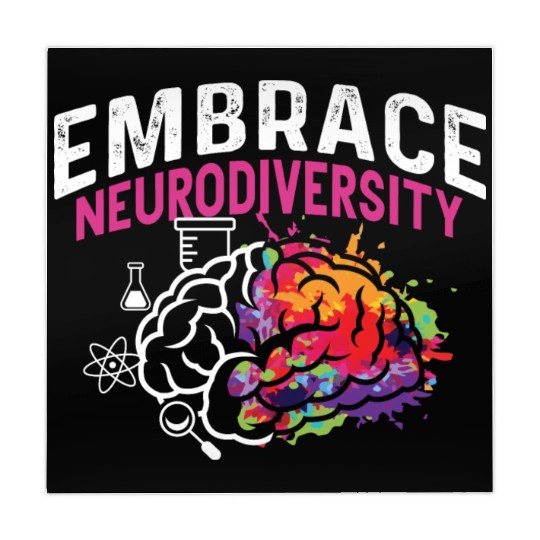 Embrace Neurodiversity Psychiatrist Gift Mahjong Mats