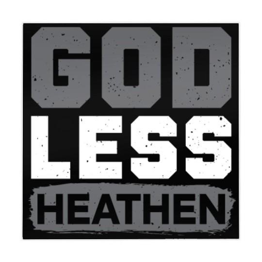 Godless Heathen Anti-Religion Agnostic Atheist Mahjong Mats