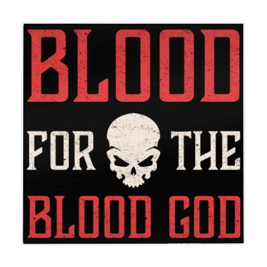 Blood For The Blood God Skull Mahjong Mats
