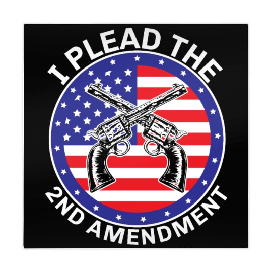 I Plead The Second Amendment Gun Rights America Mahjong Mats
