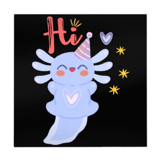 Baby Axolotl Art - 7 Mahjong Mats