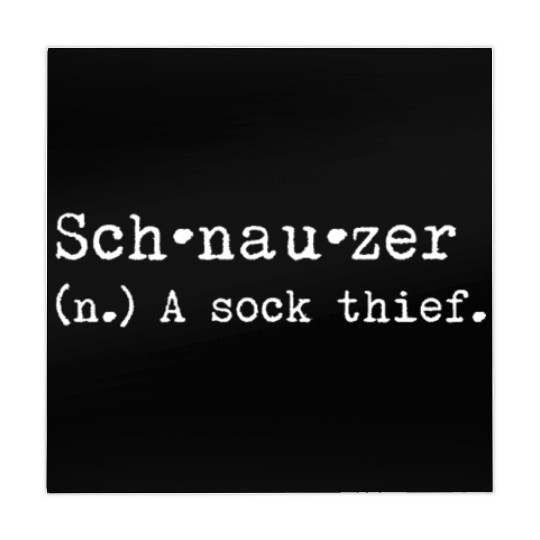 A Sock Thief Schnauzer Mahjong Mats