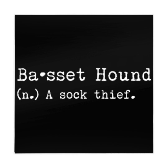 A Sock Thief Basset Hound Mahjong Mats