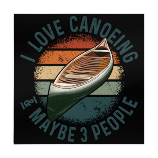 Canoe Canoeing Vintage Retro I Mahjong Mats