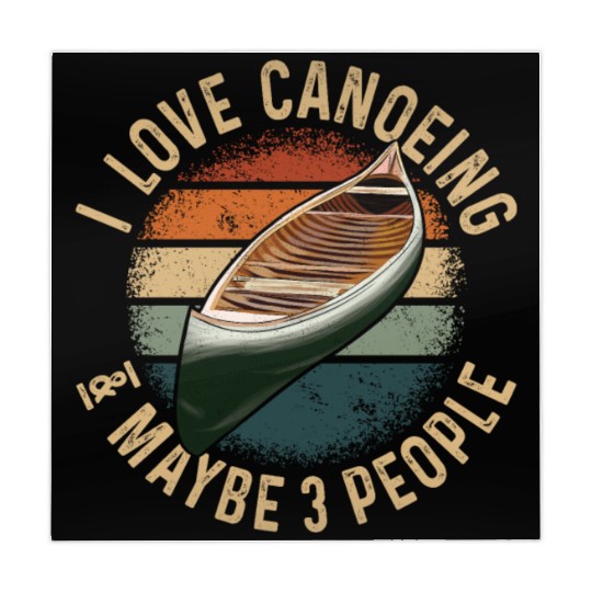 Canoe Canoeing Vintage Retro I Mahjong Mats