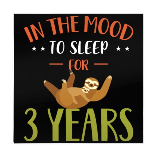 Sloth Sloths, Sleeping, Three, Years Mahjong Mats