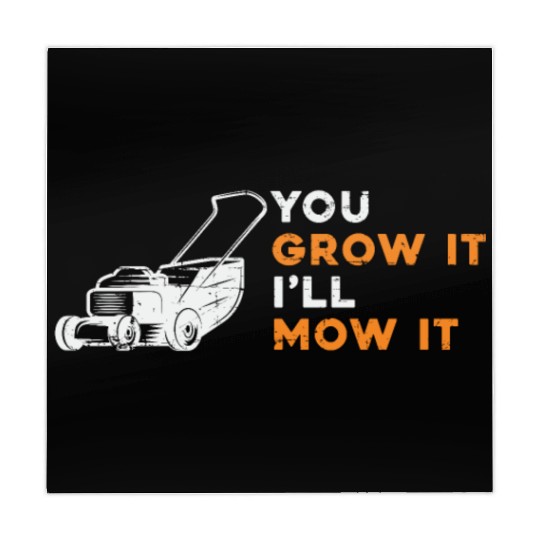 Lawn Mower You Grow It I'll Mow It Lawn Mowing Mahjong Mats