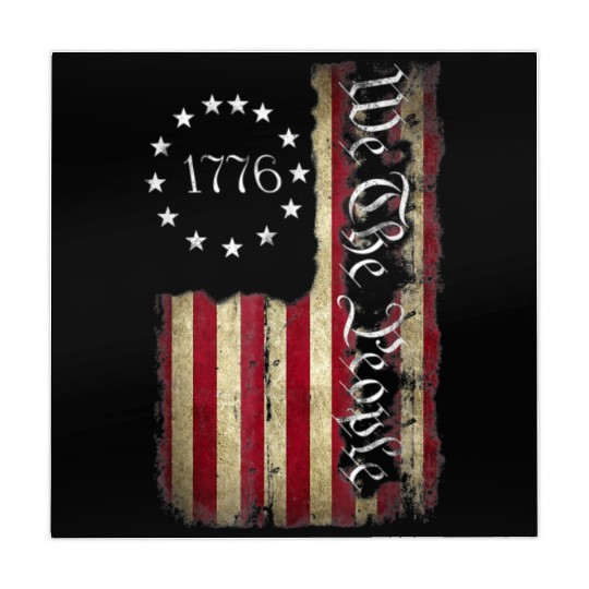 1776 We The People Patriotic American Constitution Mahjong Mats