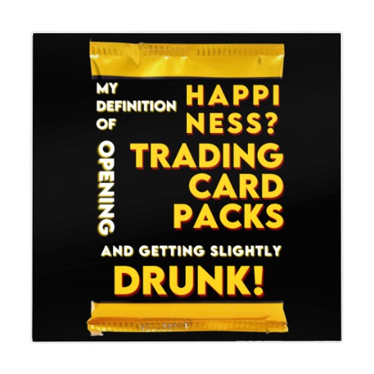 My Definition of Happiness Trading Cards Drinks Mahjong Mats
