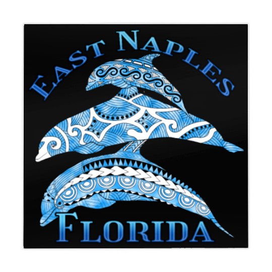 East Naples Florida Vacation Tribal Dolphins Mahjong Mats