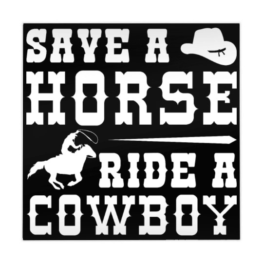 Save A Horse Ride A Cowboy Mahjong Mats