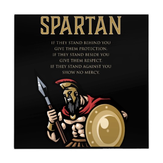 Spartan Soldier Motivation Warrior Training Mahjong Mats
