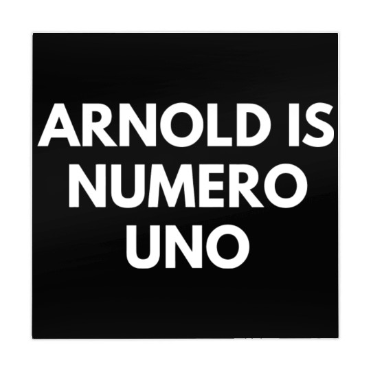 Arnold Is Numero Uno Gym Mahjong Mats