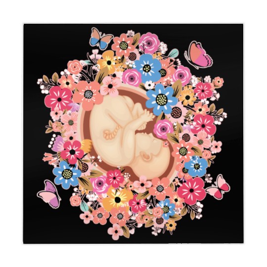 Midwife Flowers Butterfly Baby Doula Mahjong Mats