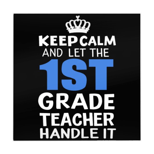 Keep Calm 1st Grade Teacher Teacher's Day Gift Mahjong Mats