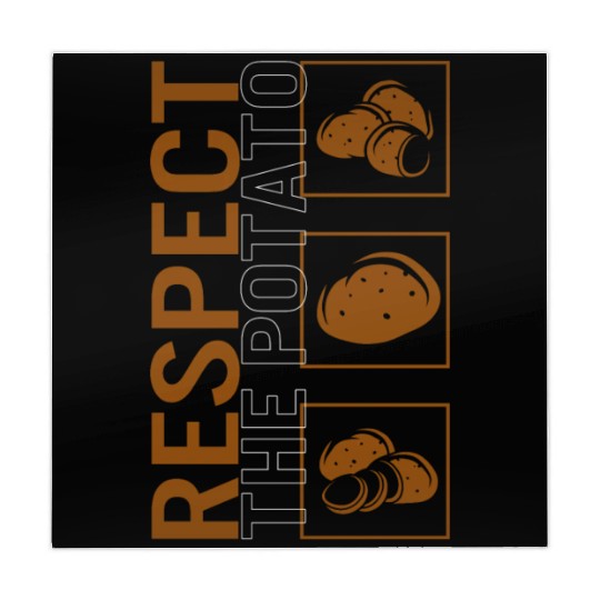 Potato Vegetable Mahjong Mats, Respect The Potato Mahjong Mats,