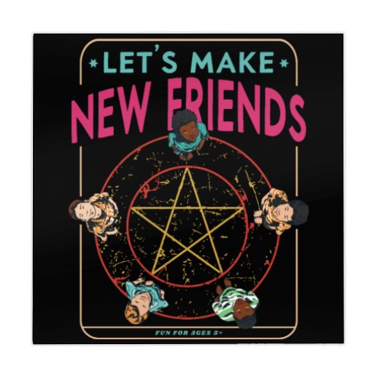Let's Make New Friends, Retro Occult Wiccan Mahjong Mats