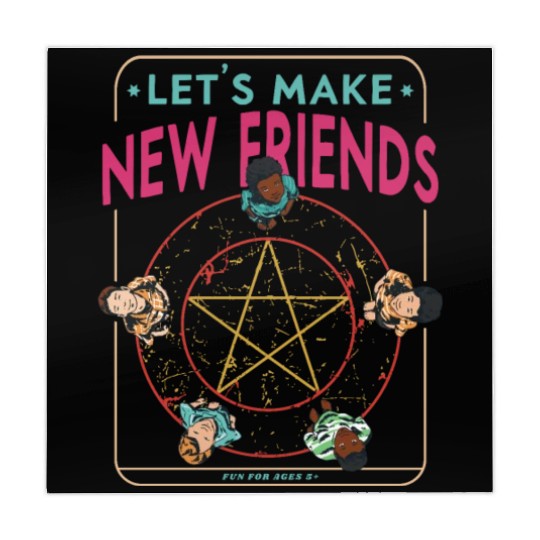 Let's Make New Friends, Retro Occult Wiccan Mahjong Mats