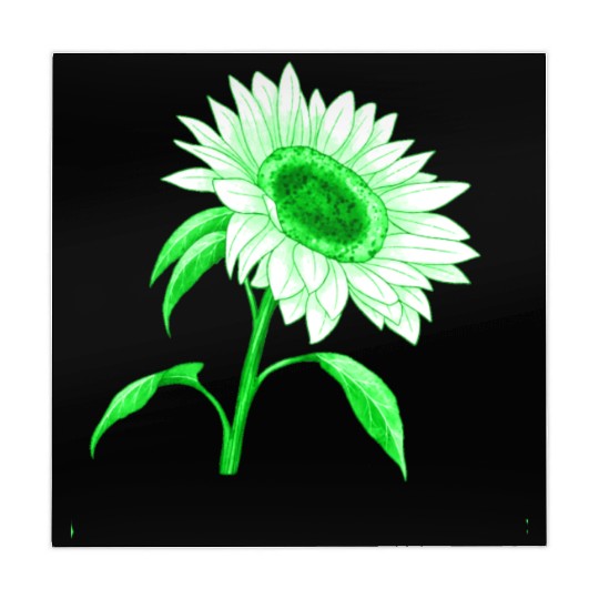 Green sunflower Mahjong Mats