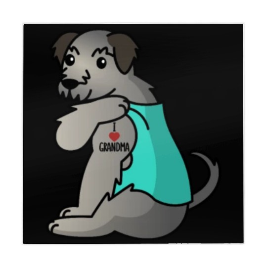 Irish Wolfhound I Love Grandma Mahjong Mats