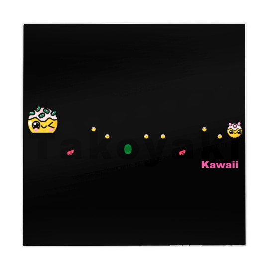 Kawaii Takoyaki Cute Japanese Food Vintage Design Mahjong Mats