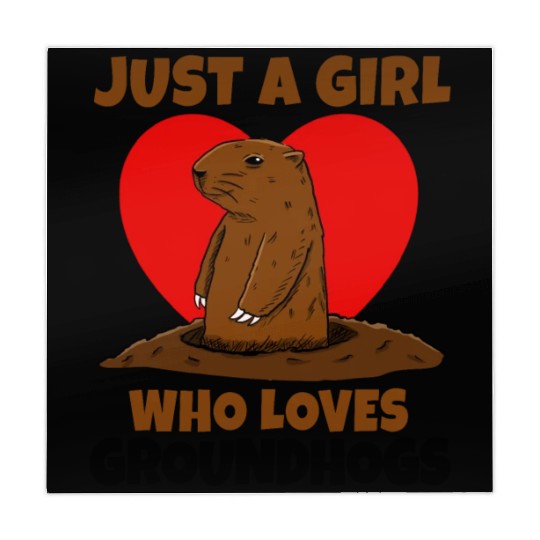 Just A Girl Who Loves Groundhog Mahjong Mats