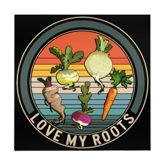 Roots Vegetable Mahjong Mats, Love My Roots Mahjong Mats,