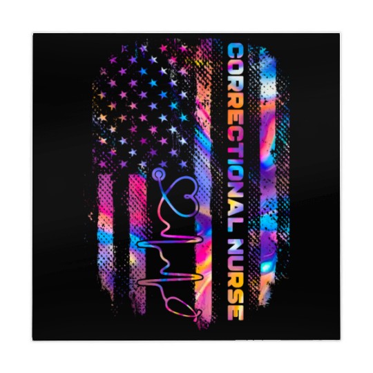 correctional nurse - US flag Mahjong Mats