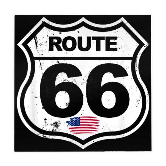 Vintage Route 66 retro style Mahjong Mats