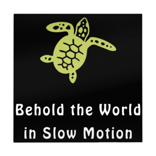 Green Sea Turtle Behold the World in Slow Motion Mahjong Mats