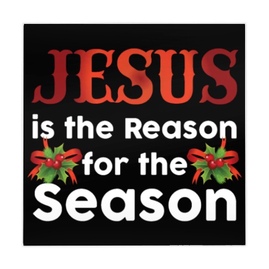 Jesus Is The Reason For The Season Funny Christmas Mahjong Mats